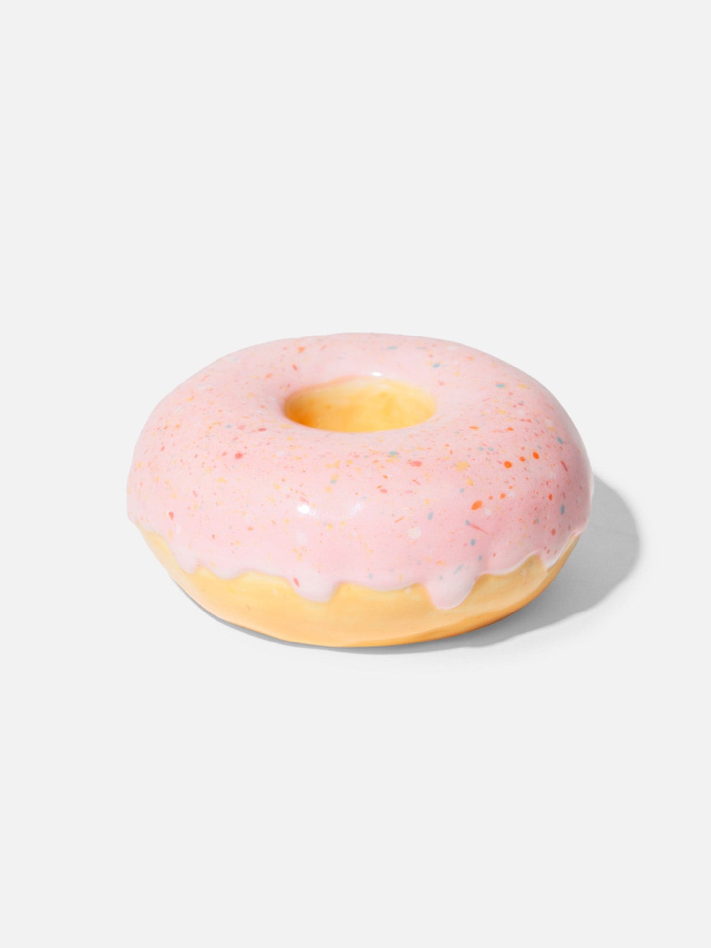 Fast Food Candle Holder Donut Pink - DOIY Design