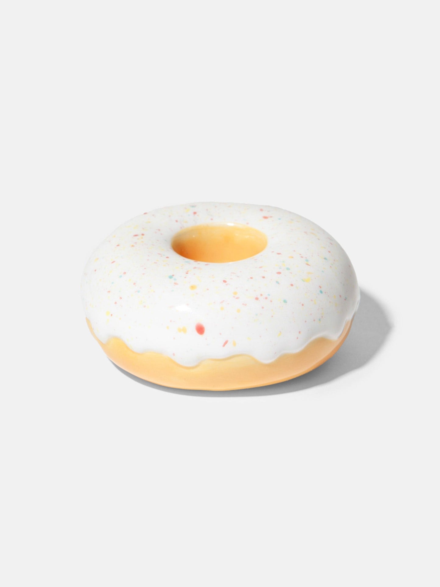 Fast Food Candle Holder Donut White - DOIY Design