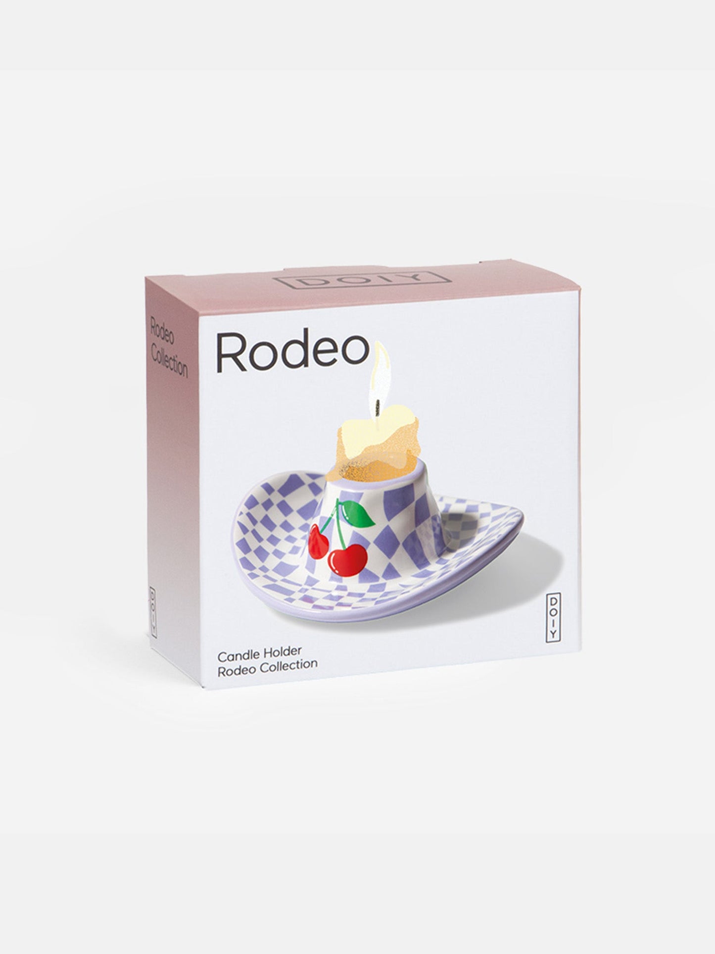 Rodeo Cowboy Hat Candle Holder Lilac - DOIY Design