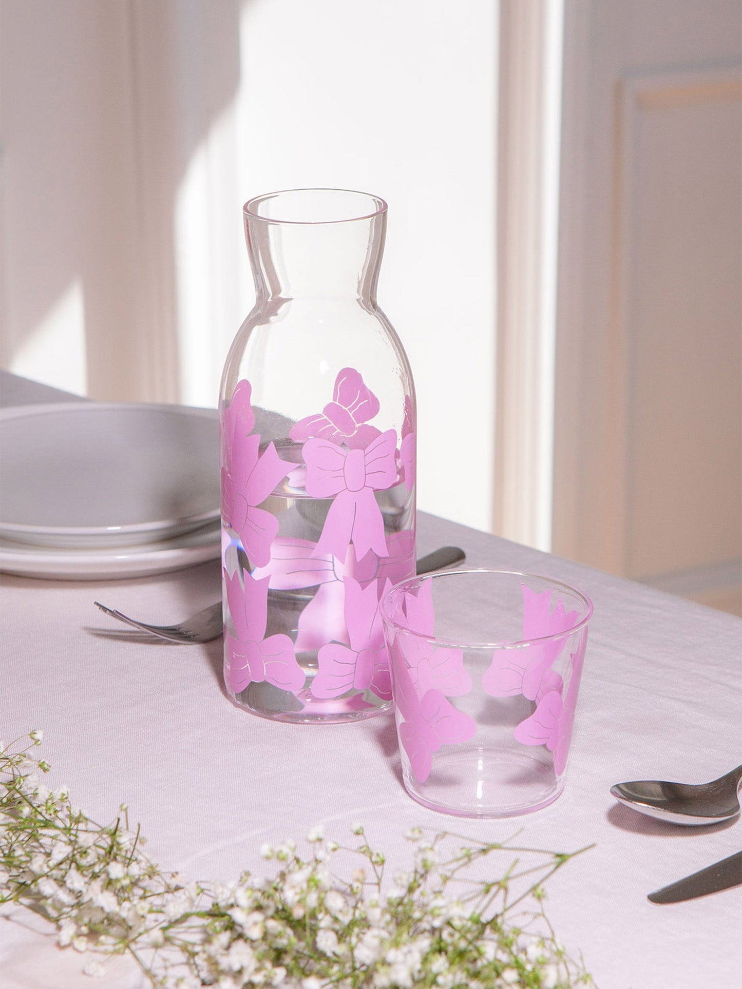 Bow Jar & Glass - DOIY Design