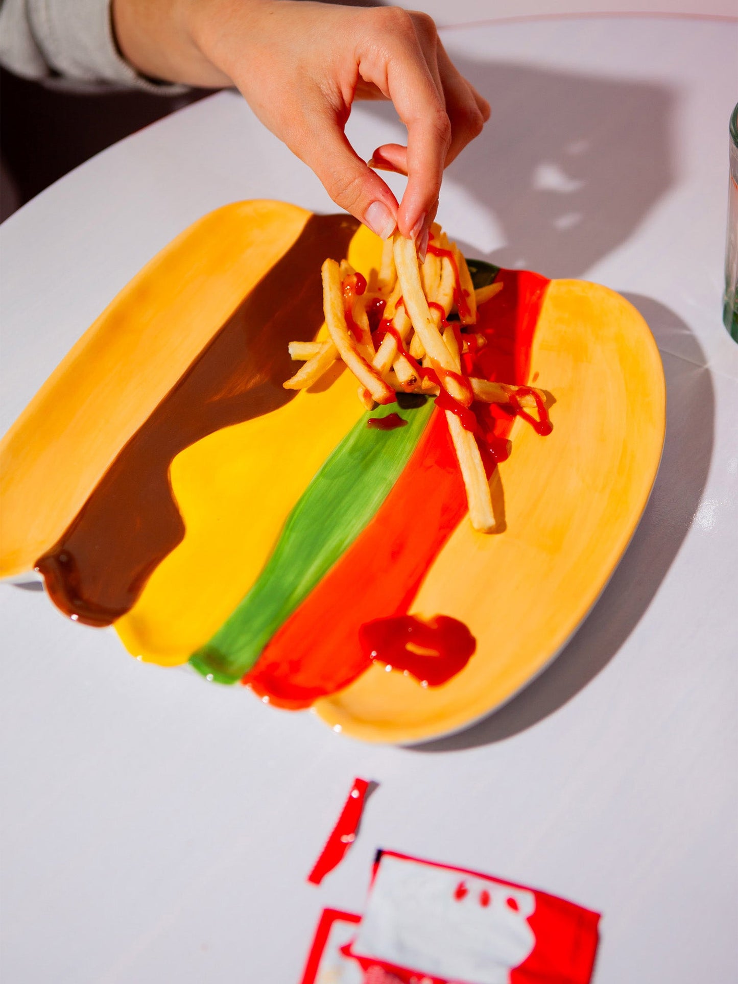 Fast Food Plate Burger - DOIY Design