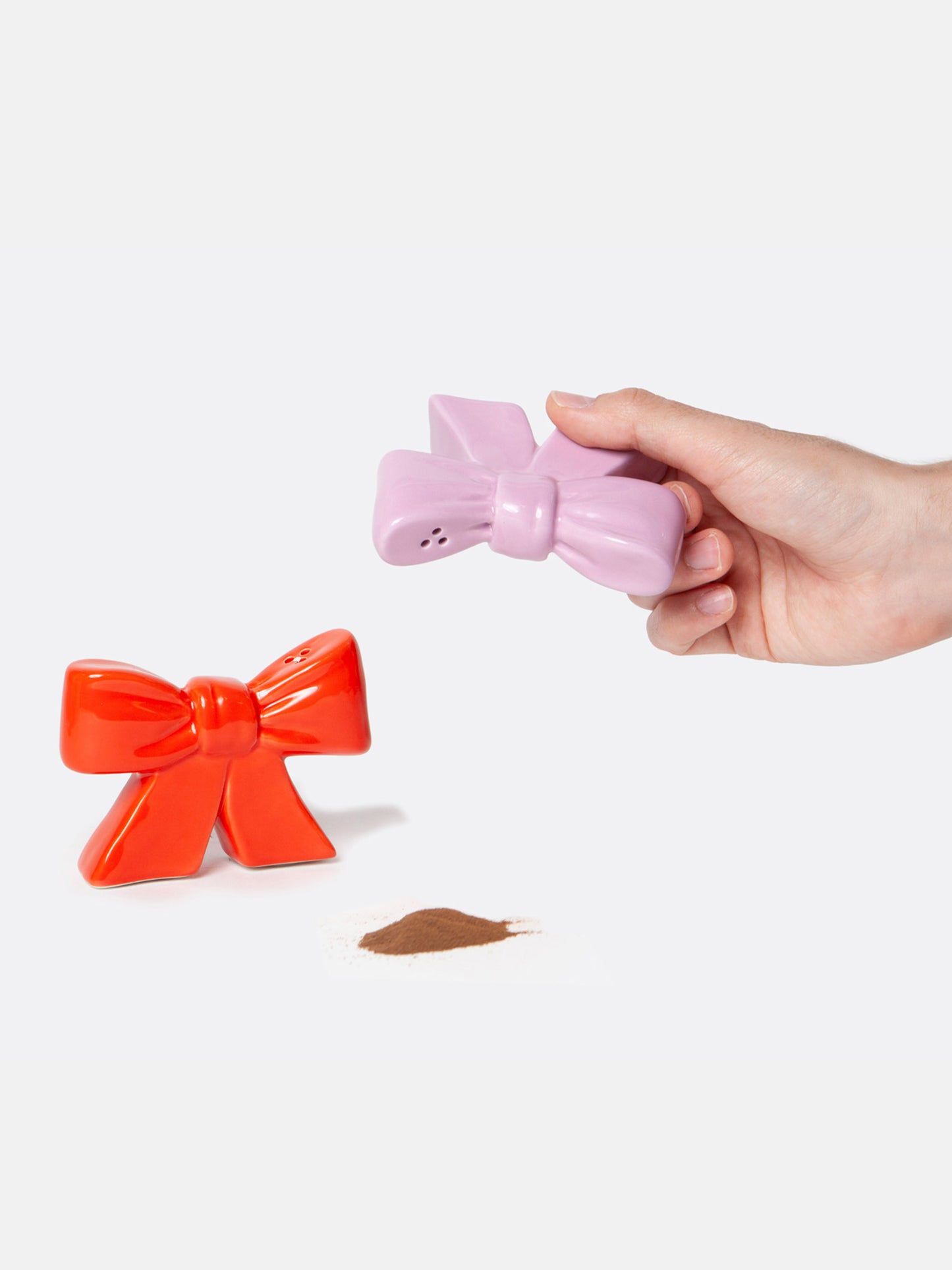 Bow Salt & Pepper Shakers