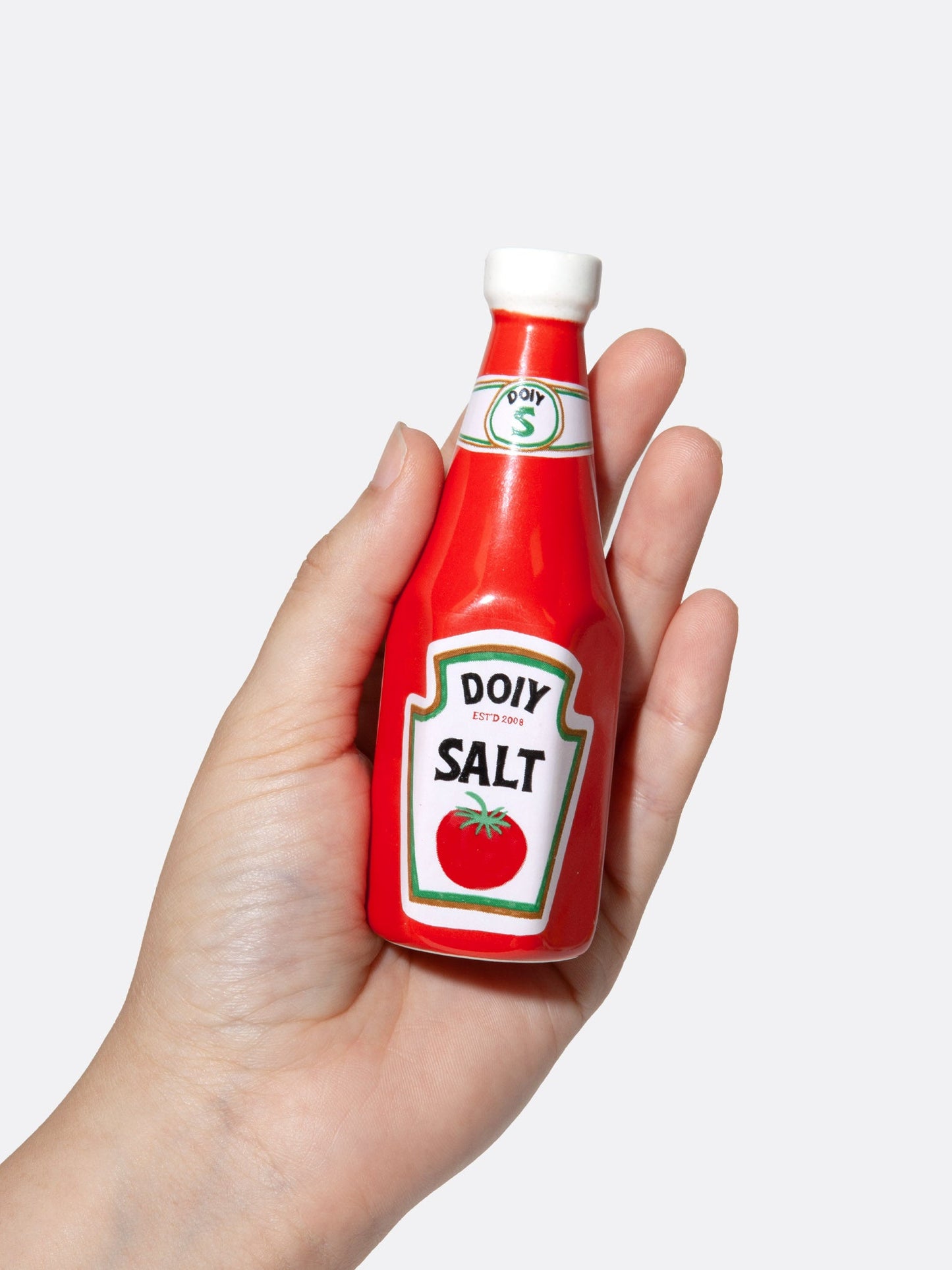 Corner Shop Salt & Pepper Shakers Ketchup&Mustard - DOIY Design