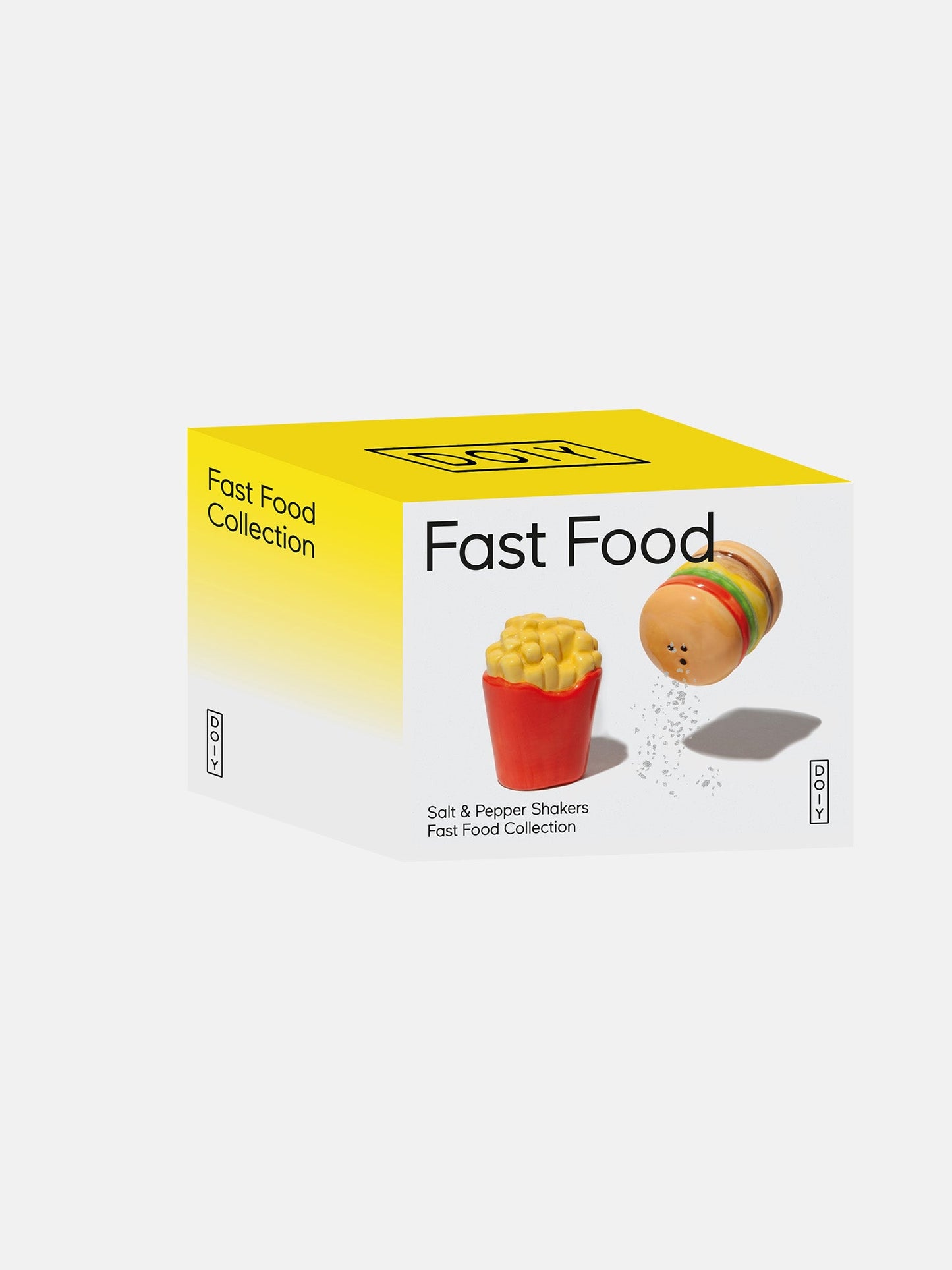 Fast Food Salt & Pepper Shakers Fries & Burger - DOIY Design
