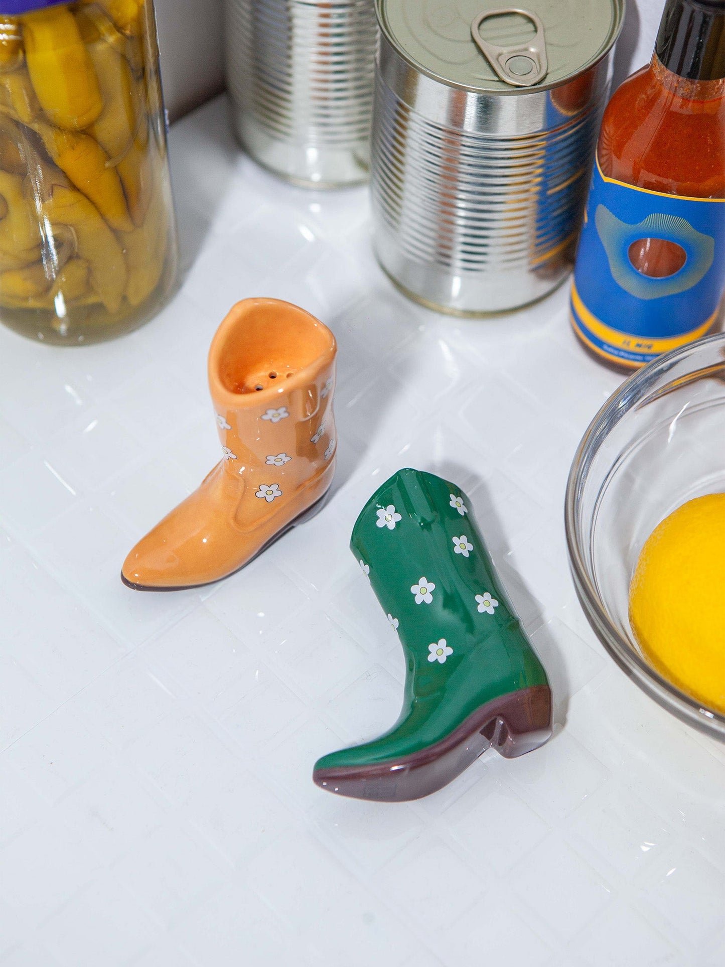 Rodeo Cowboy Boot Salt and Pepper - DOIY Design