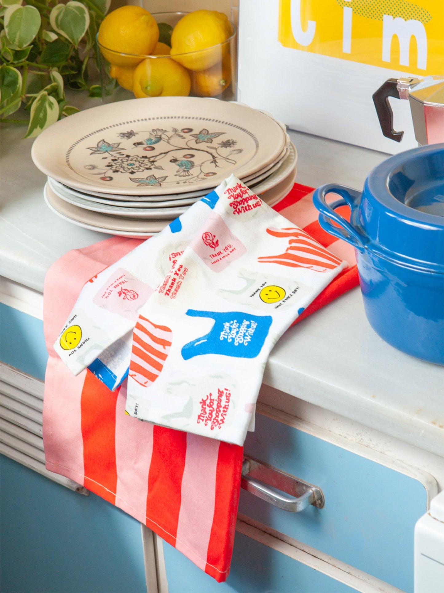 Corner Shop Tea Towels - DOIY Design