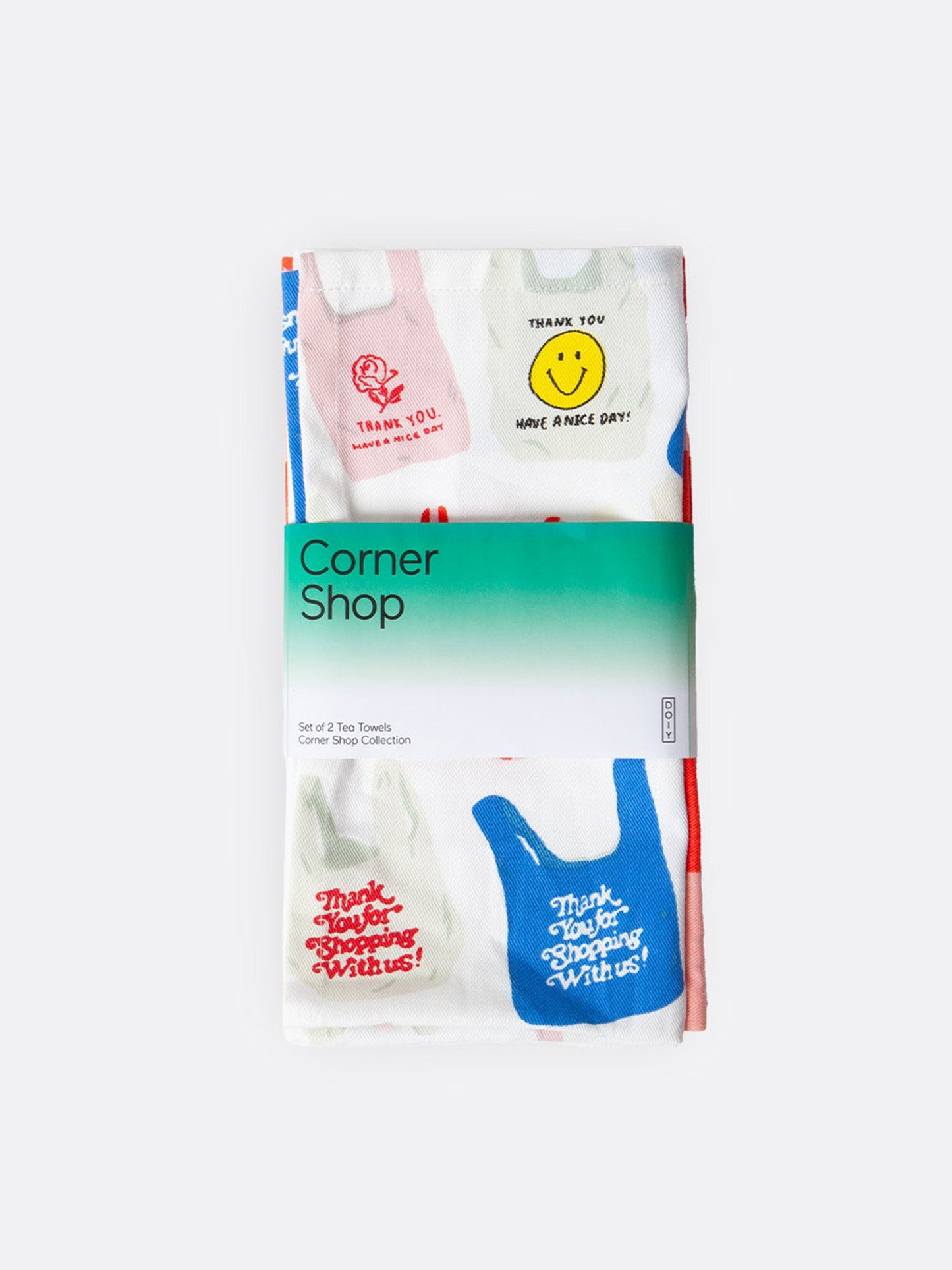 Corner Shop Tea Towels - DOIY Design