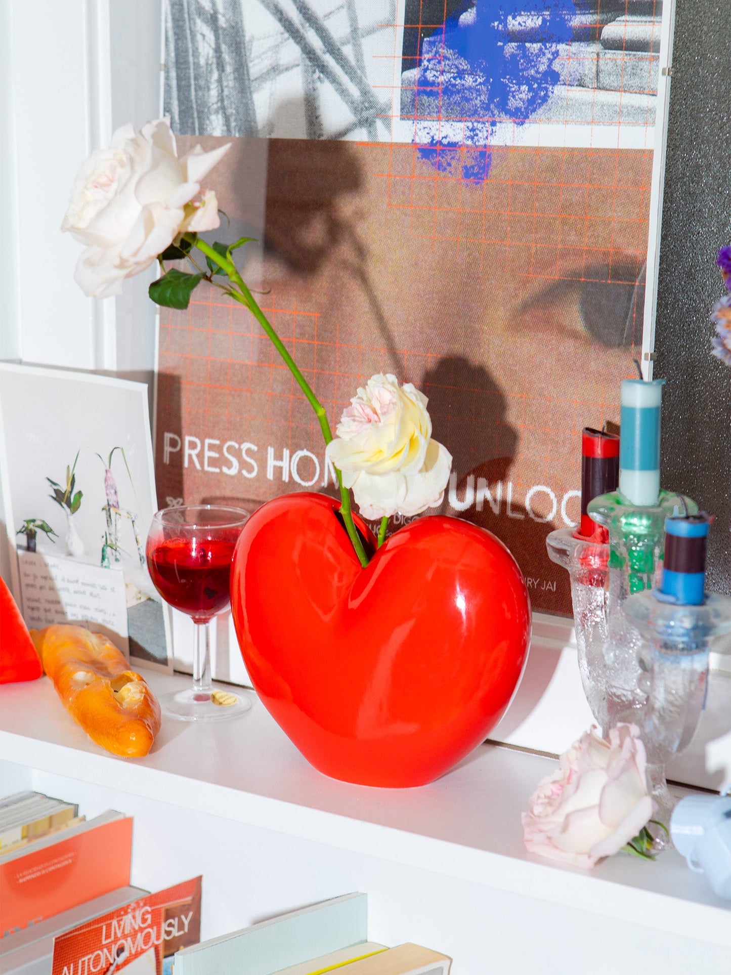 Love Vase Red - DOIY Design