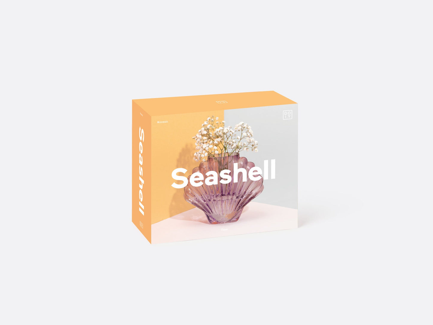 Seashell Vase Lilac - DOIY Design