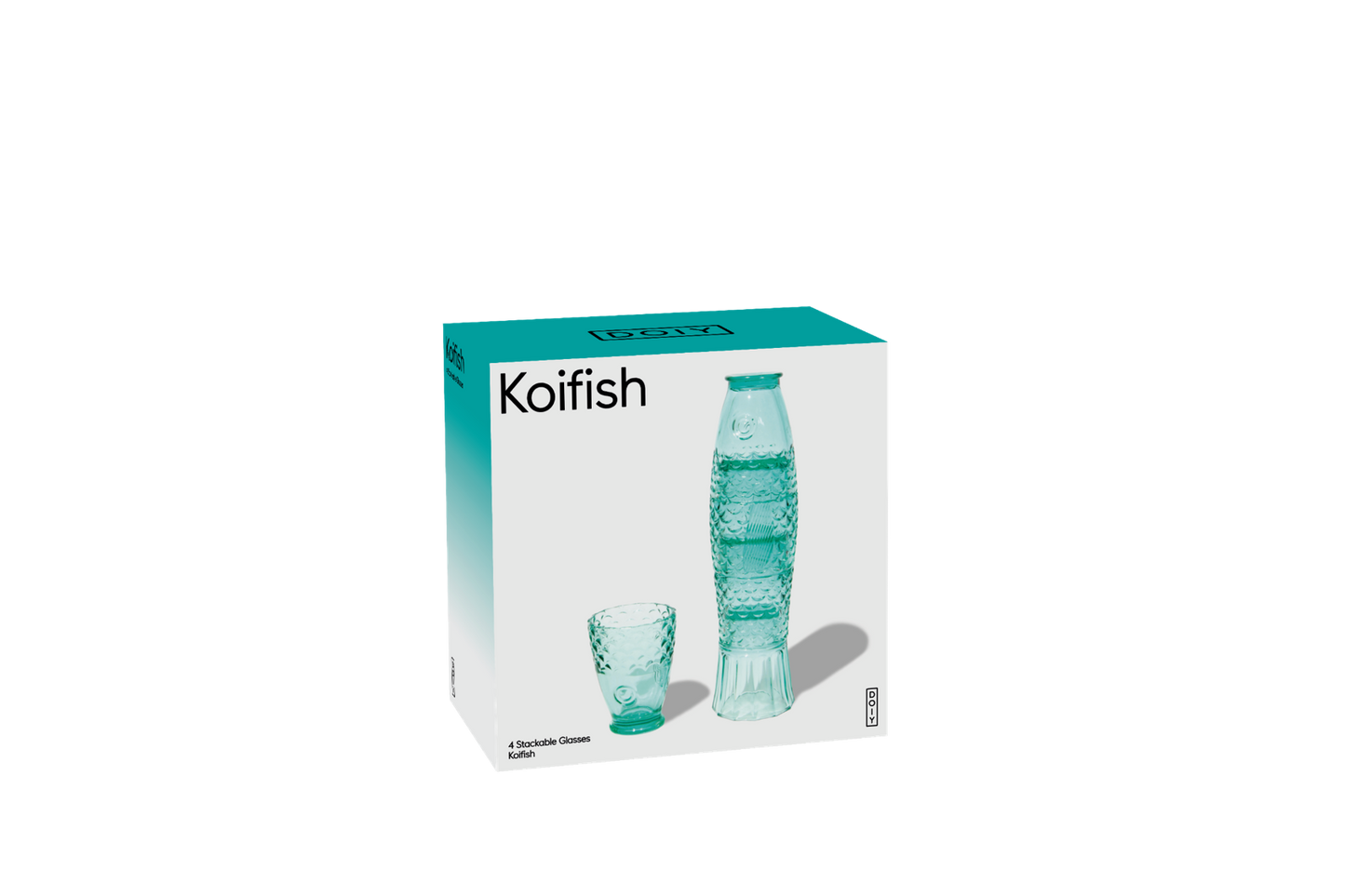 Stackable Glasses Koifish Mint