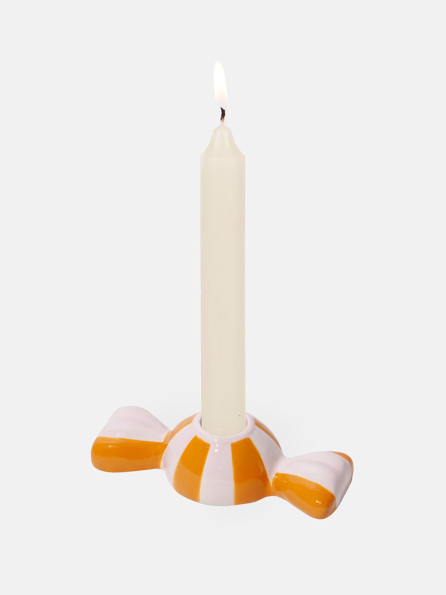 Funfair Candle Holder Orange