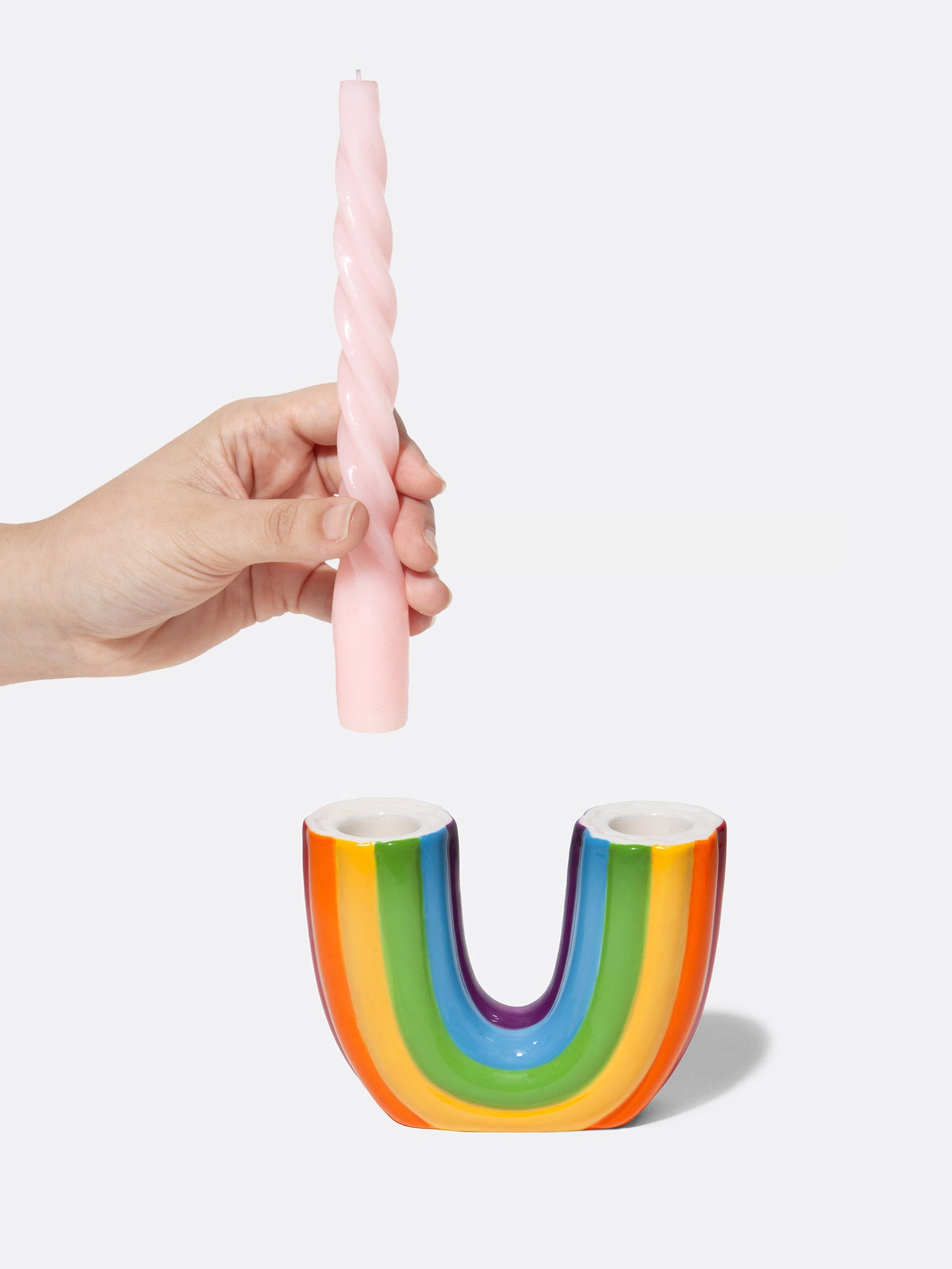 Rainbow Candle Holder