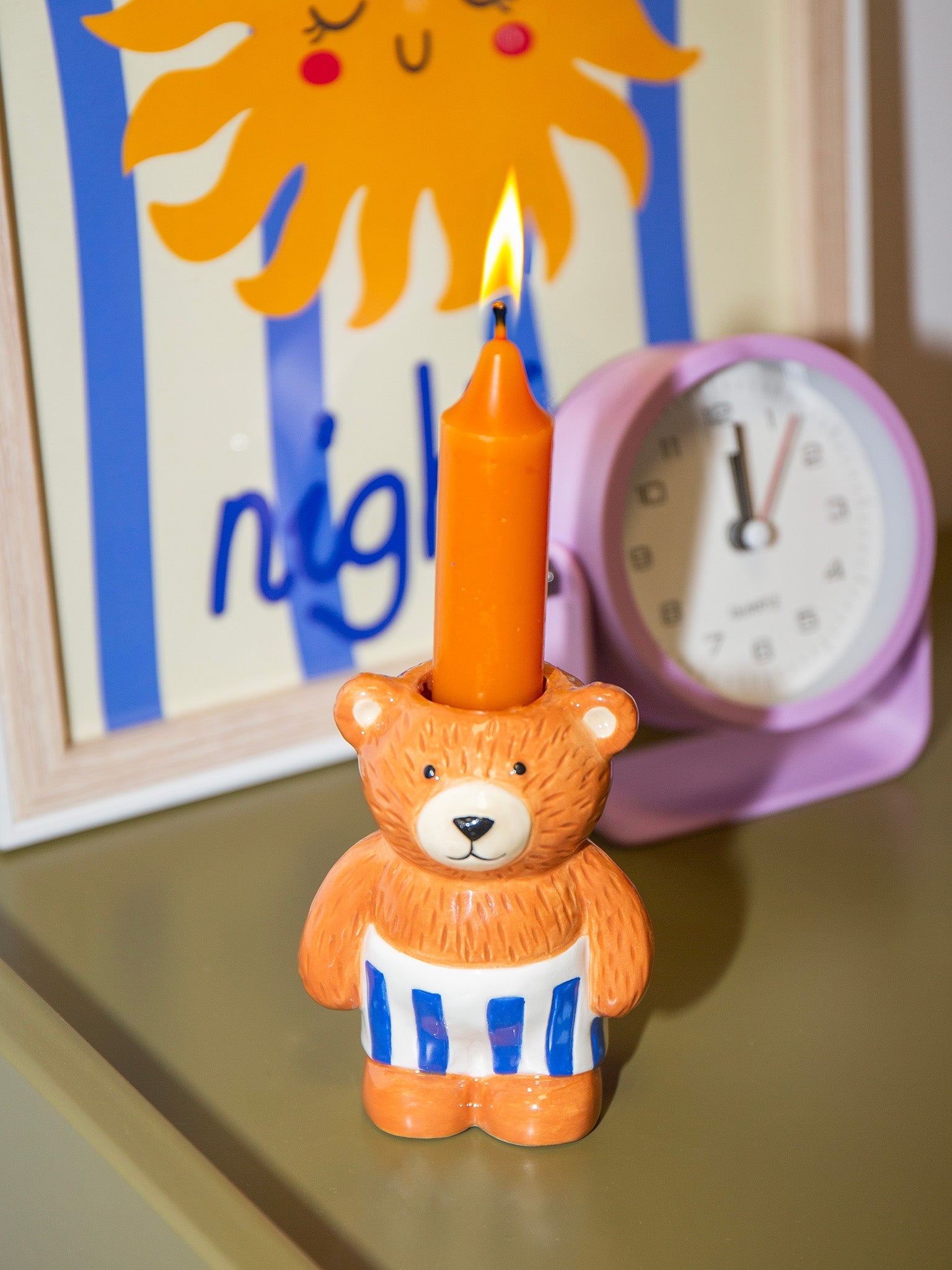 Teddy Candle Holder