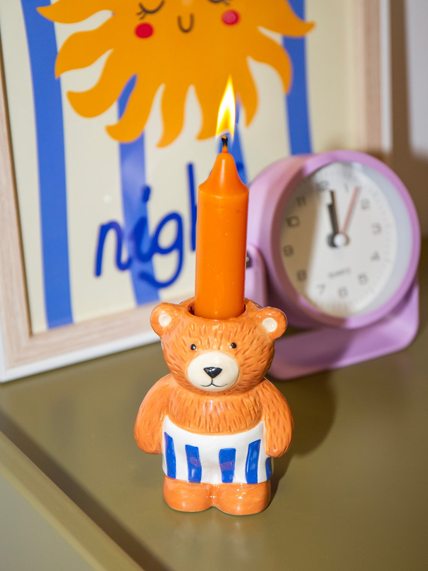 Teddy Candle Holder