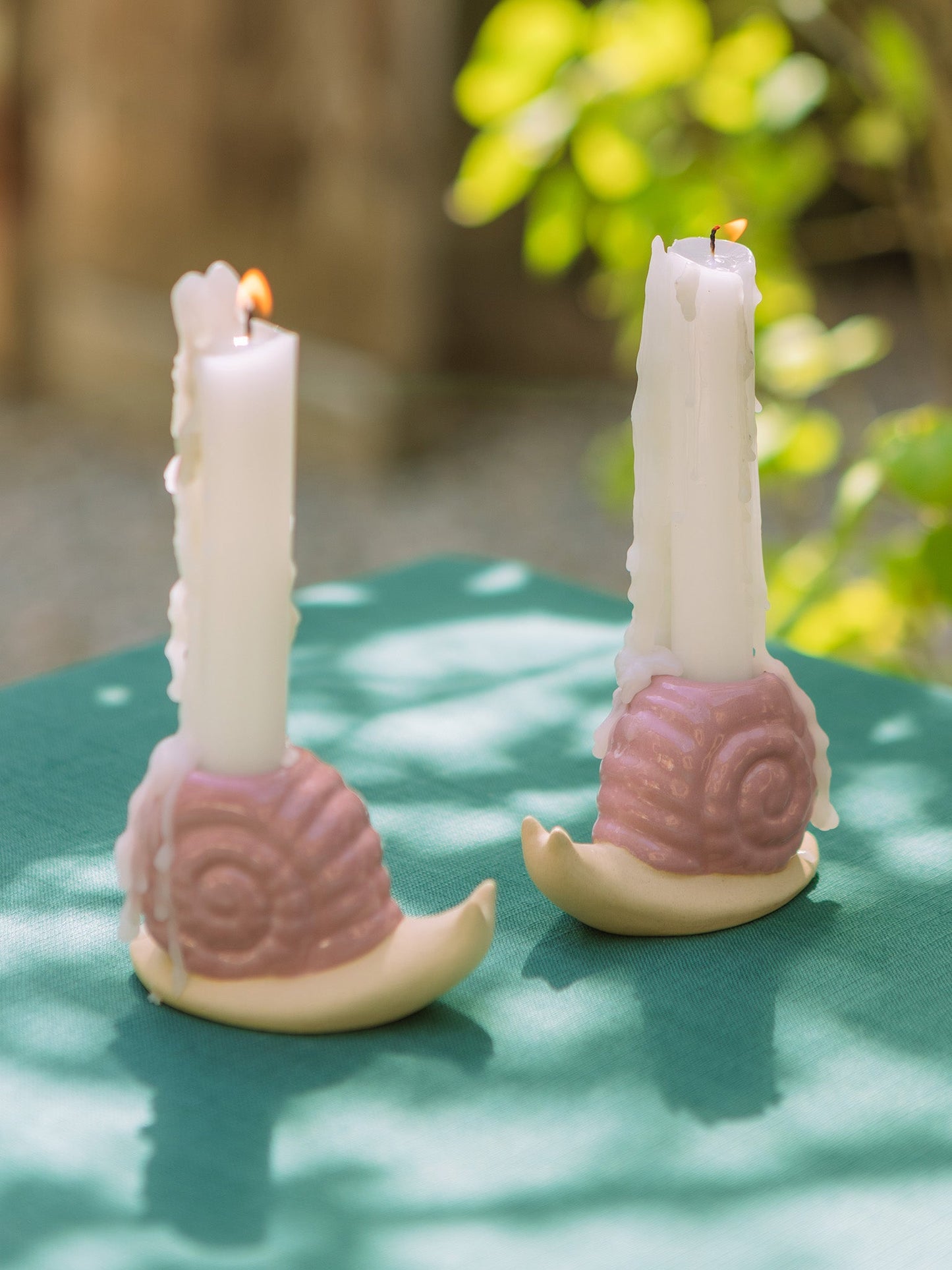 Woodland Snail Candle Holder