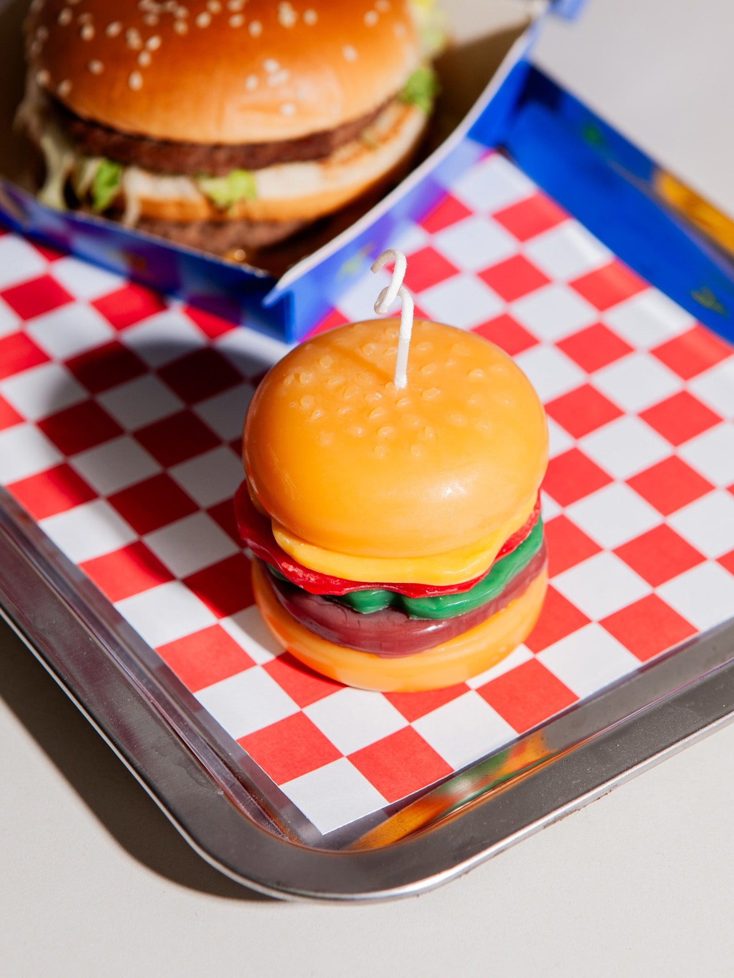 Fast Food Candle Burger