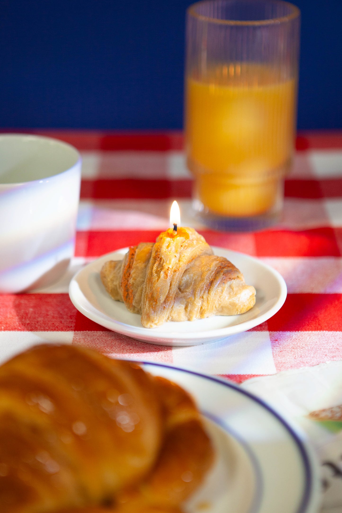 Good Morning 3D Candle Croissant