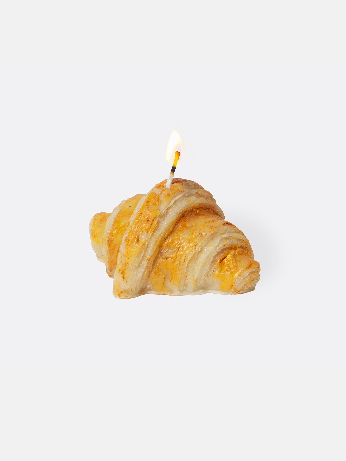 Good Morning 3D Candle Croissant