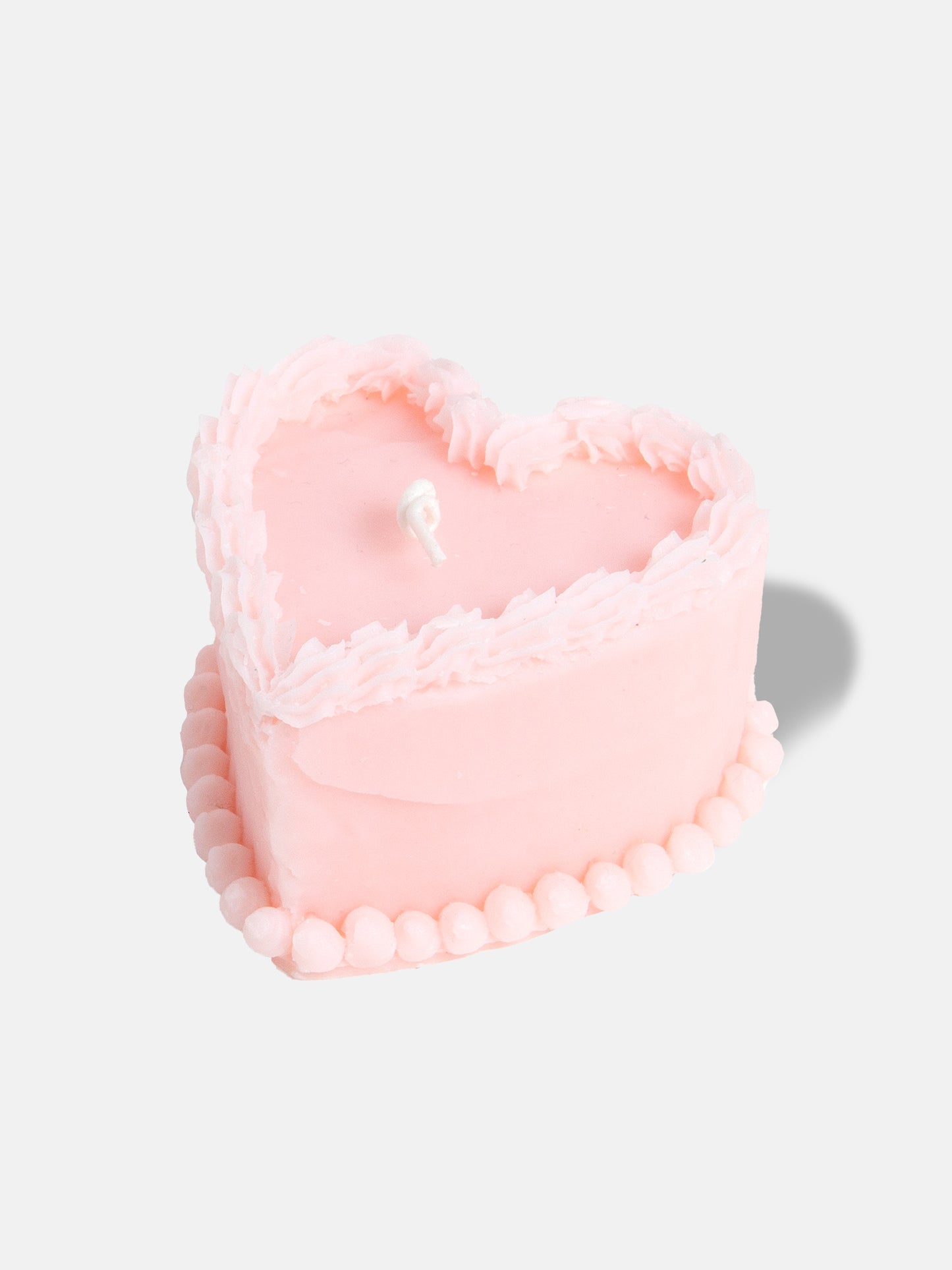 Sweetie 3D Candle Heart Cake Pink