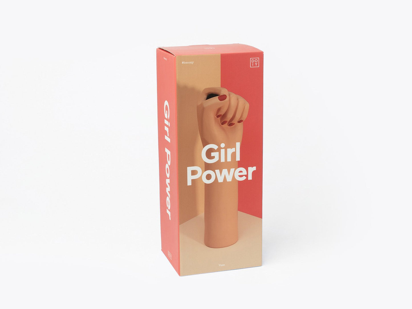 Girl Power Vase Brown