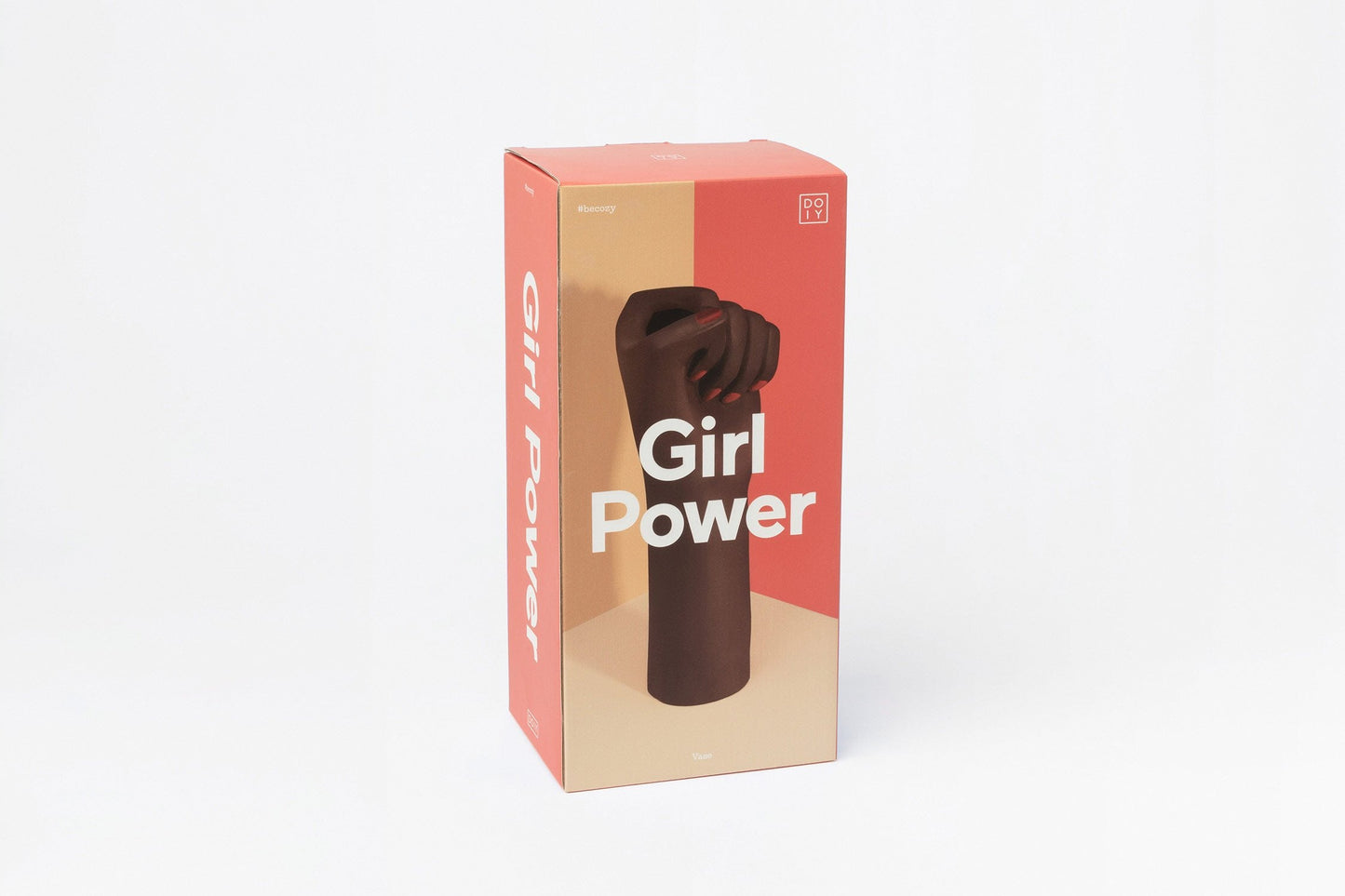 Girl Power Vase Black