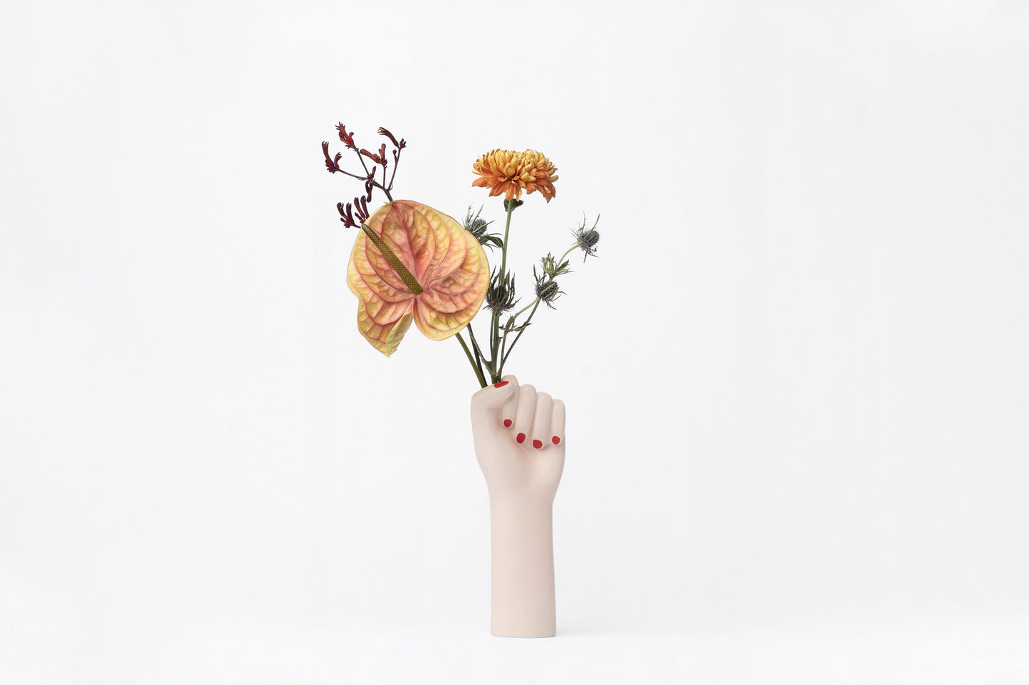 Girl Power Vase White