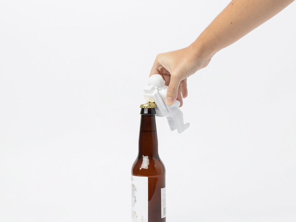 Houston Bottle Opener White - DOIY Design