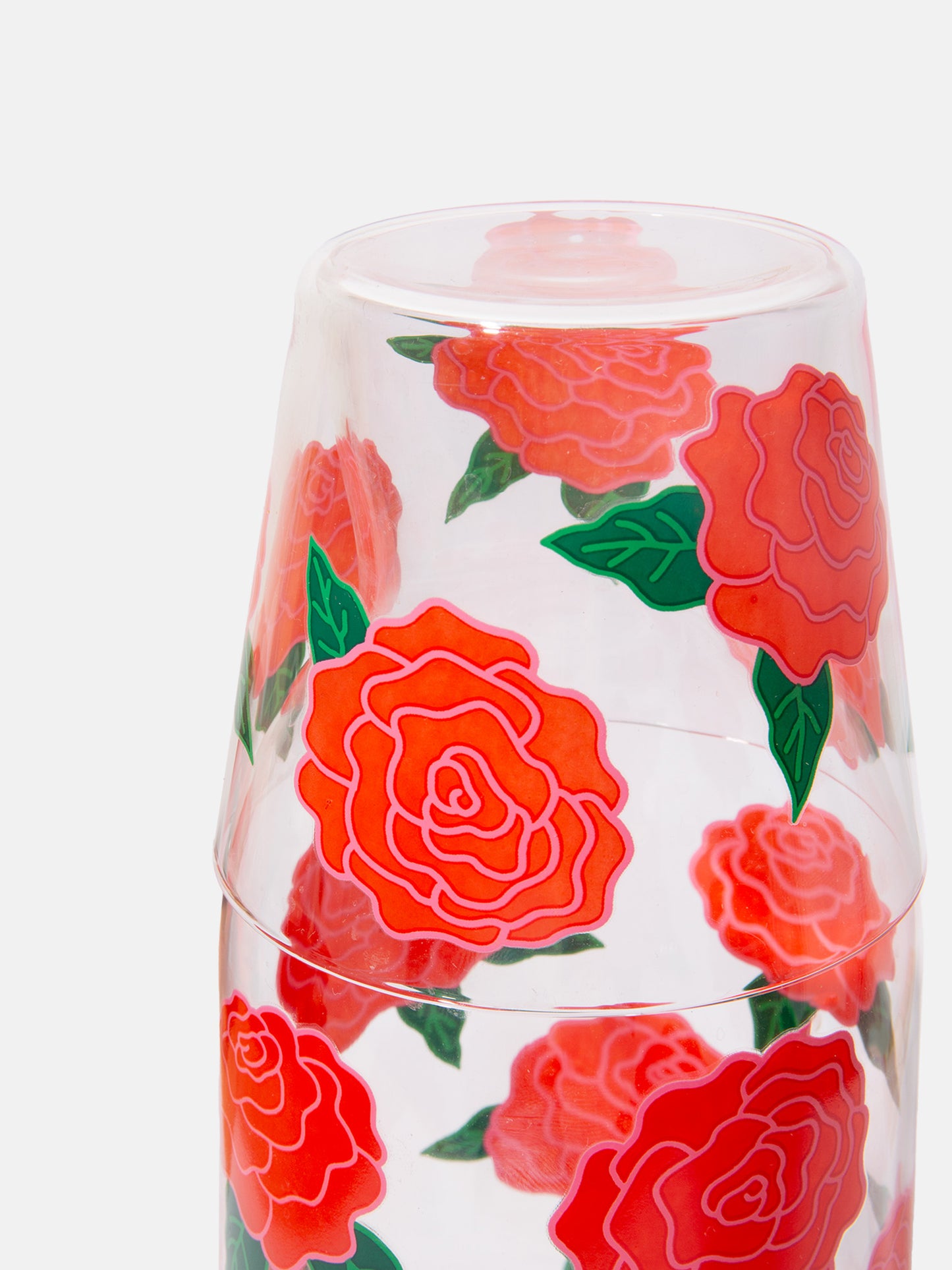 Rose Jar & Glass
