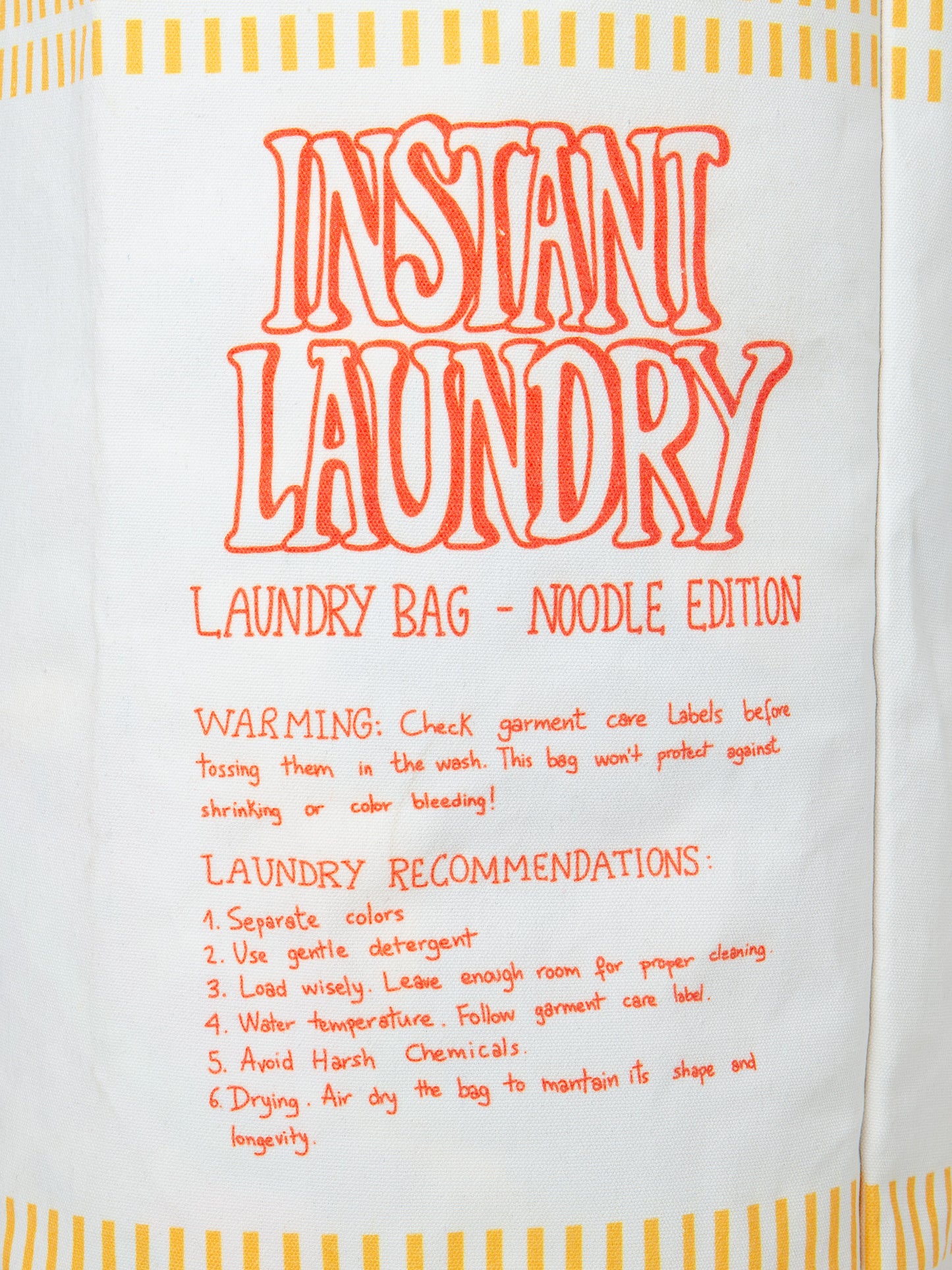 Instant Noodle Laundry Bag