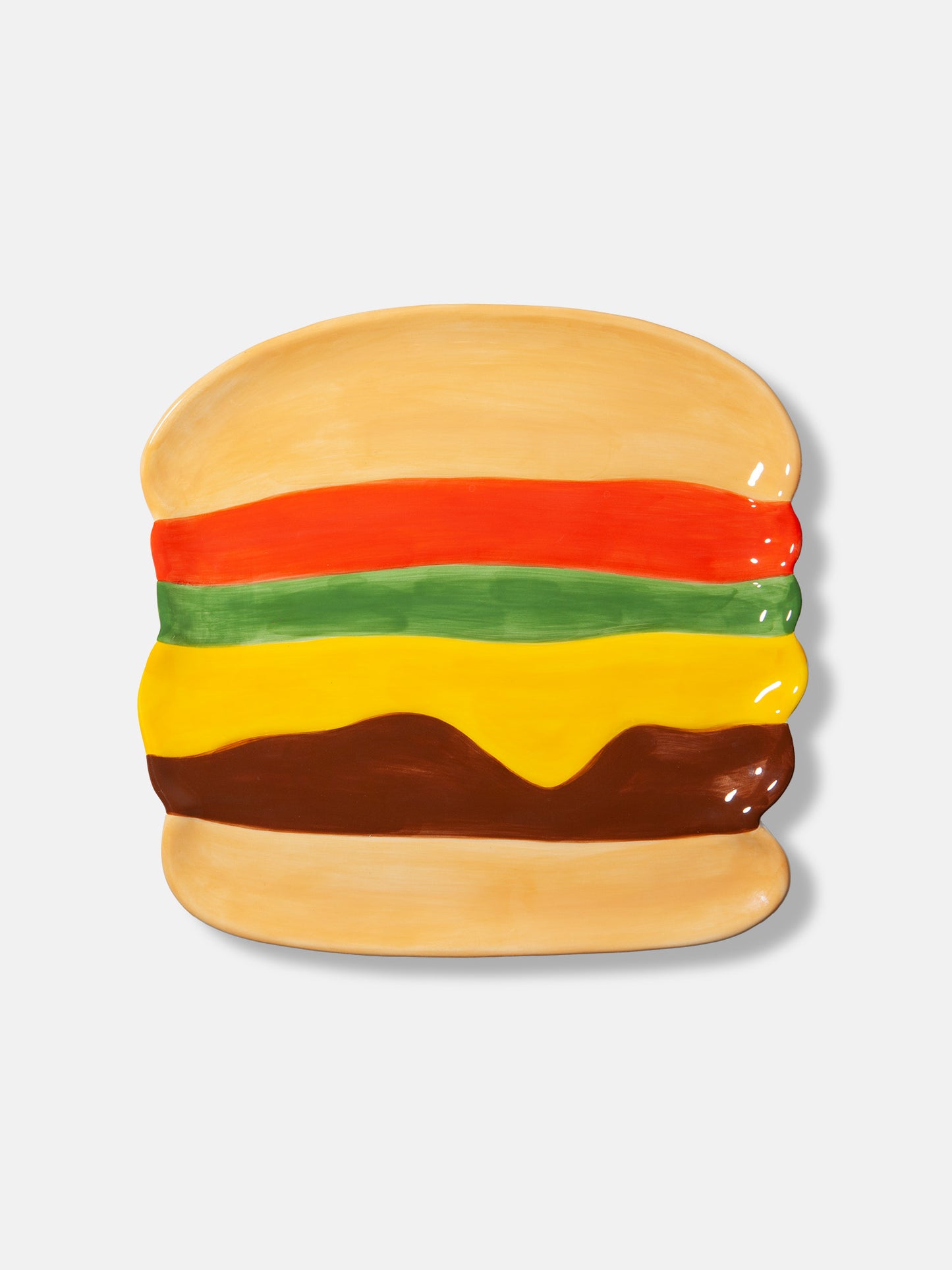 Fast Food Plate Burger