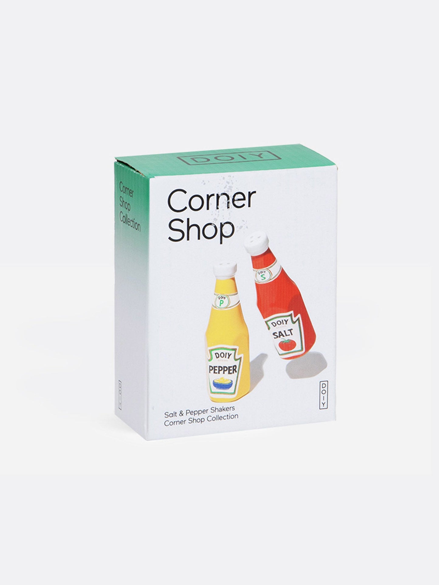 Corner Shop Salt & Pepper Shakers Ketchup&Mustard