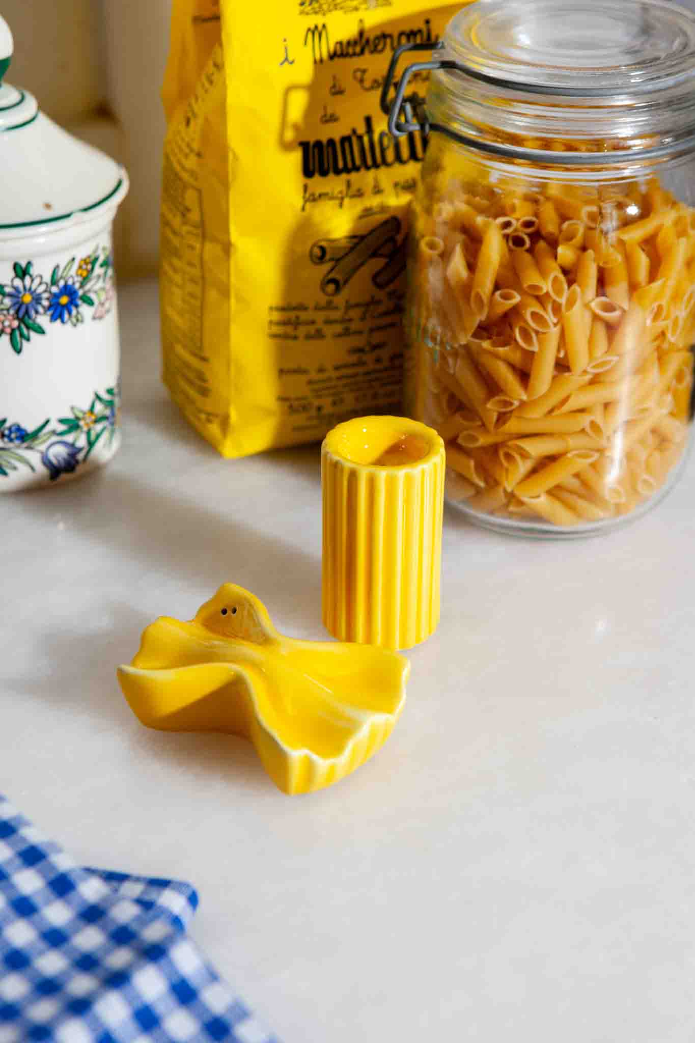Salière et poivrière Farfalle & Macaroni