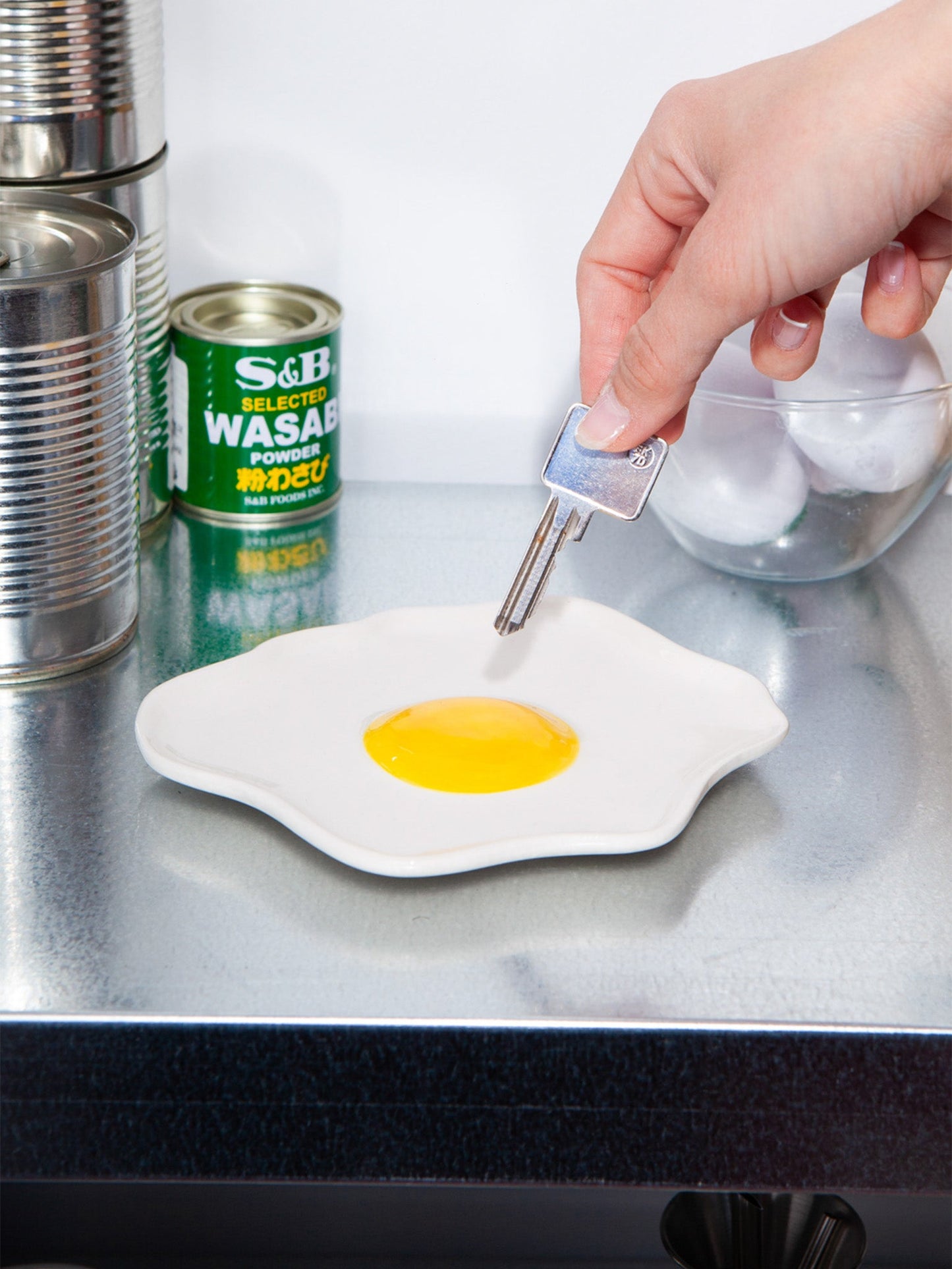 Fast Food Trinket Tray Fried Egg