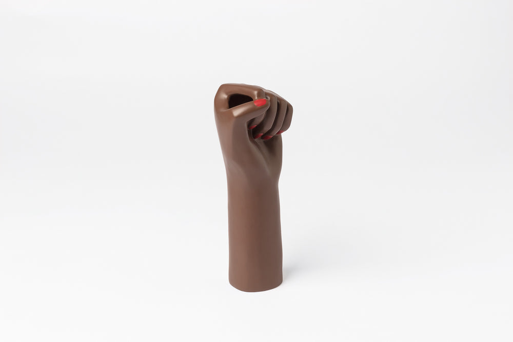 Girl Power Vase Black - DOIY Design