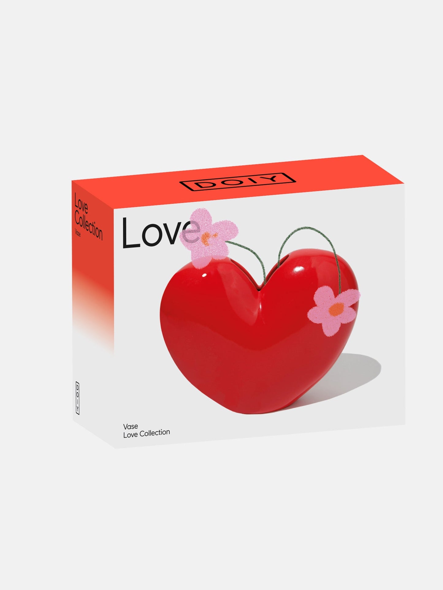 Love Vase Red