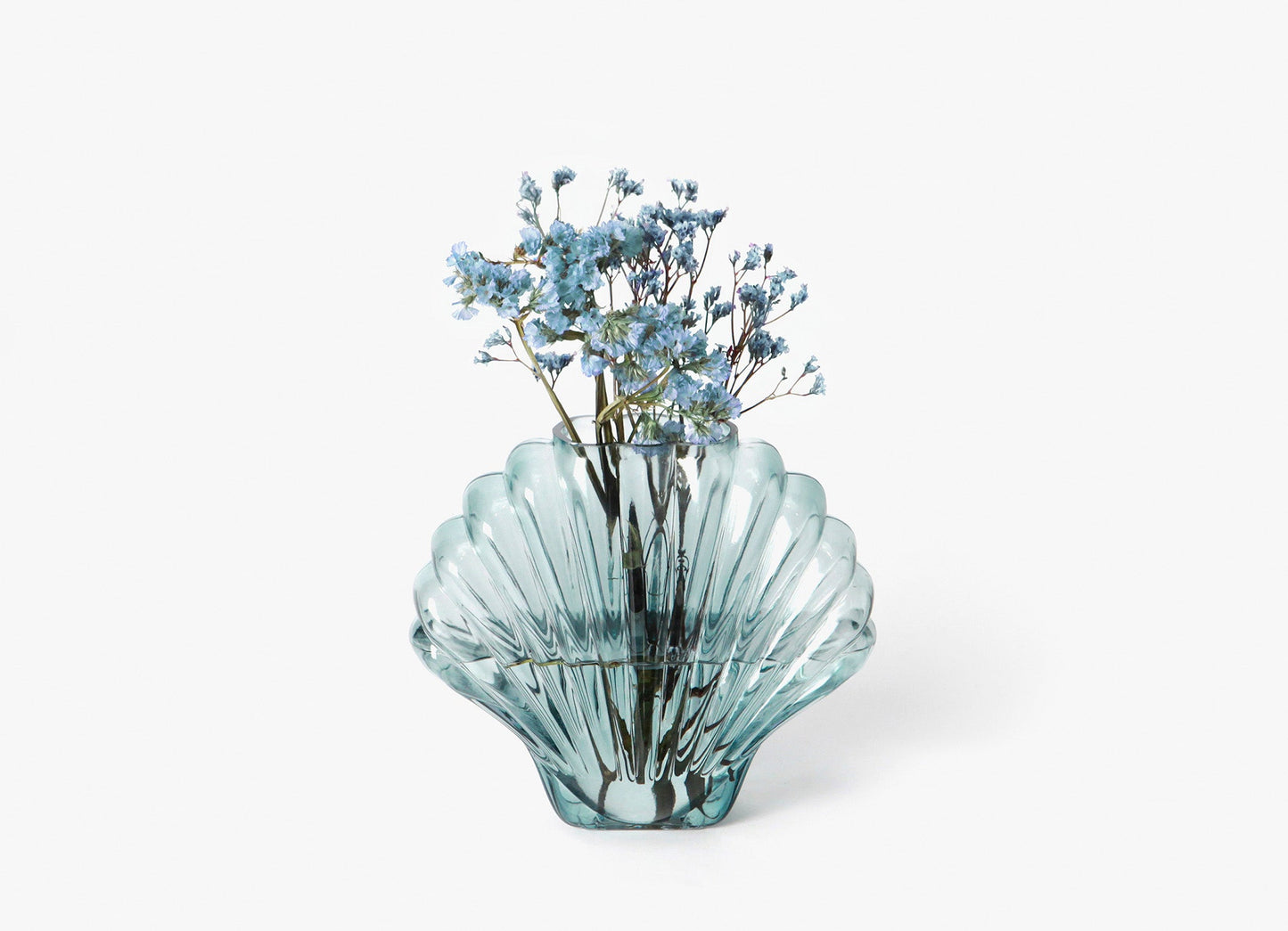 Shell Vase Blue