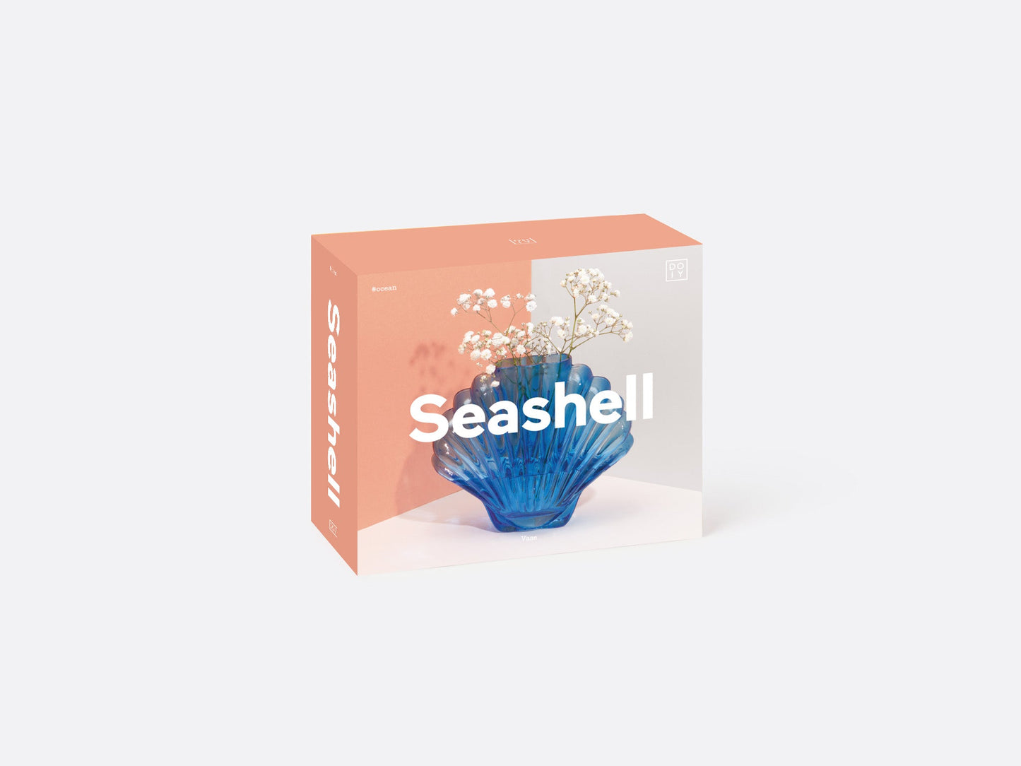 Seashell Vase Blue