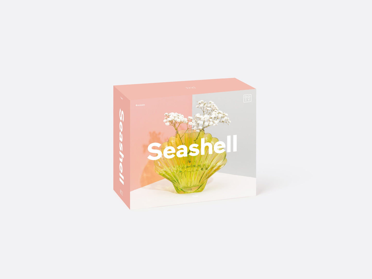 Seashell Vase Green