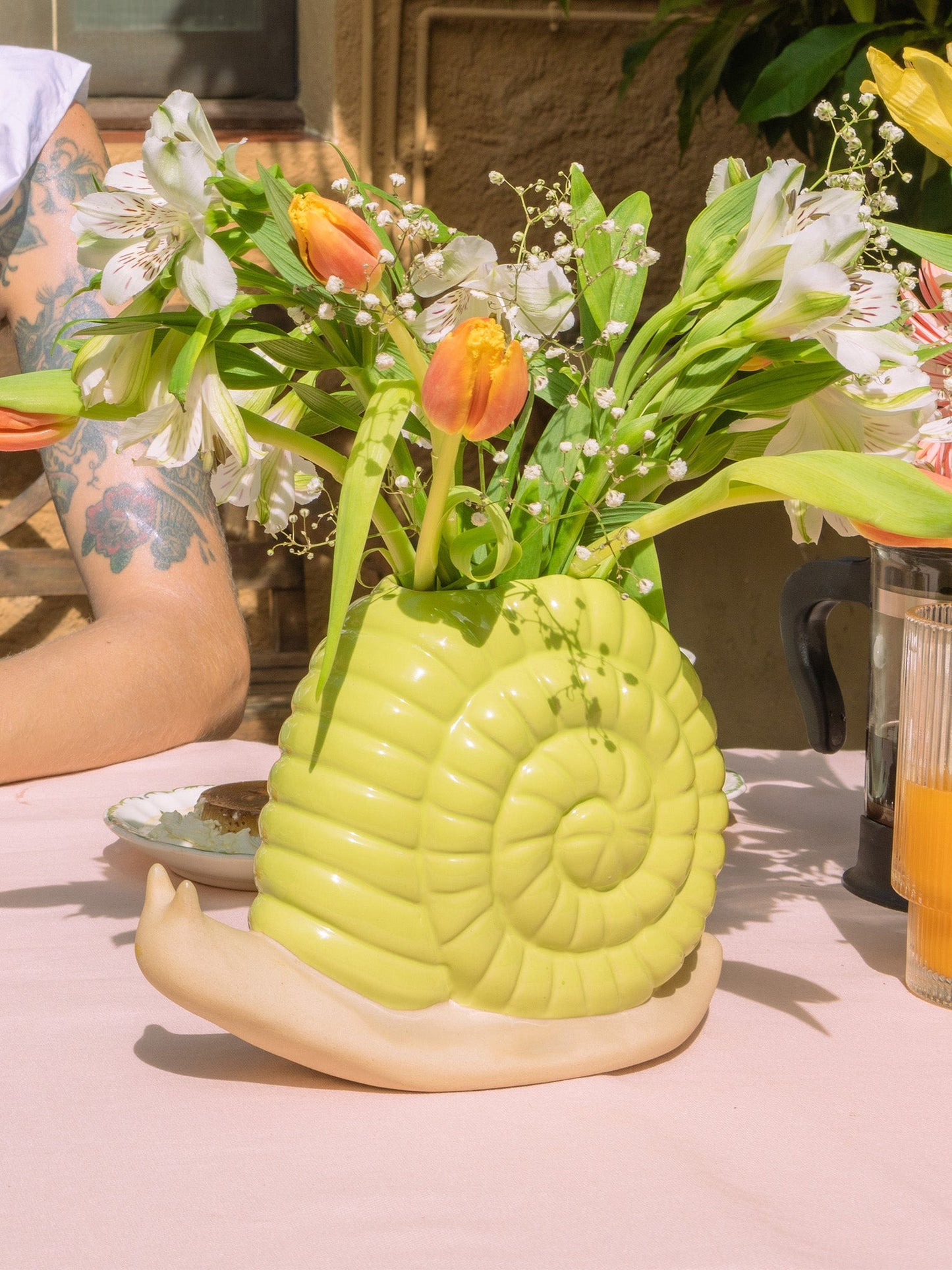 Woodland Snail Vase