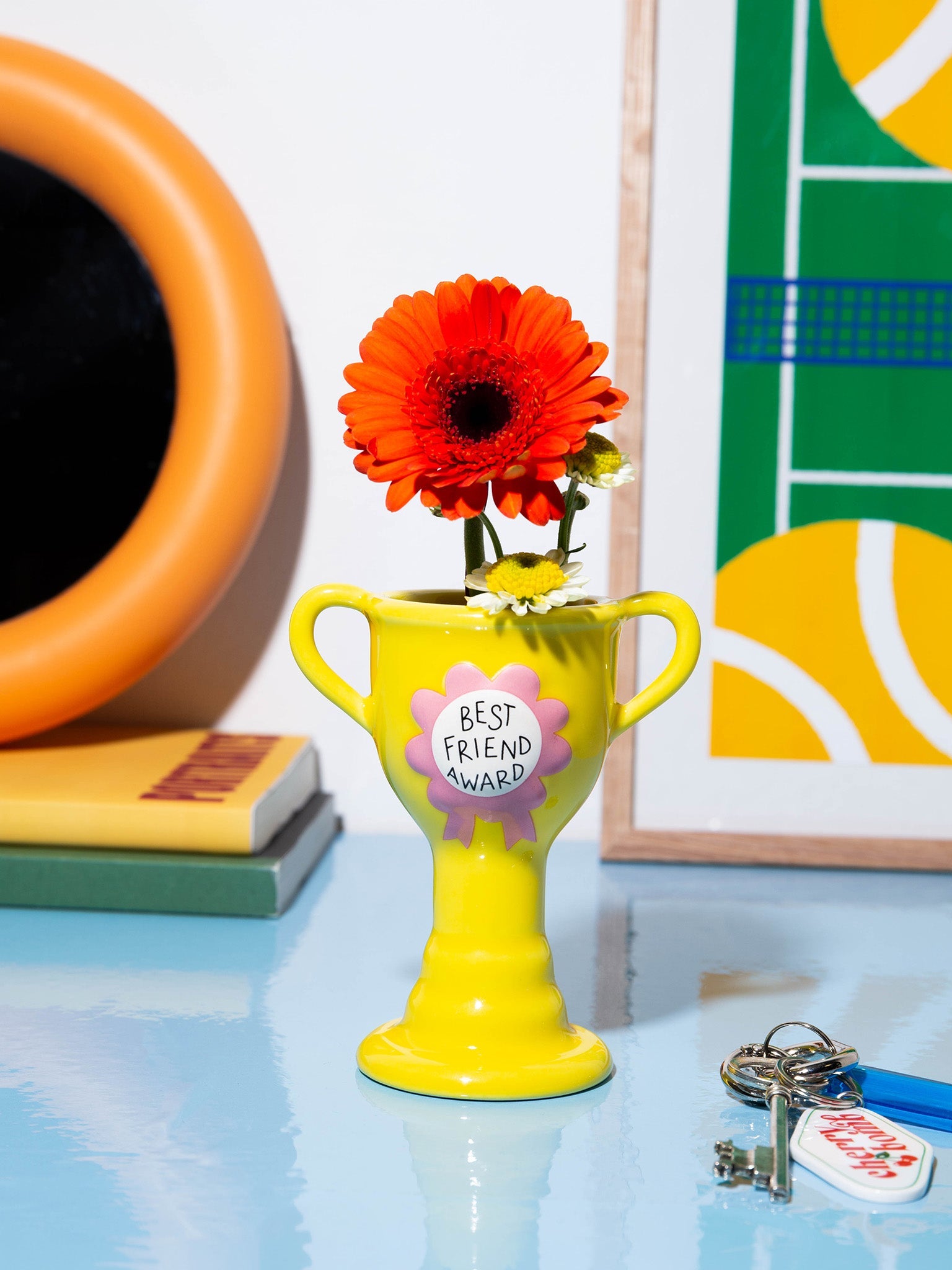 Best friend award Vase